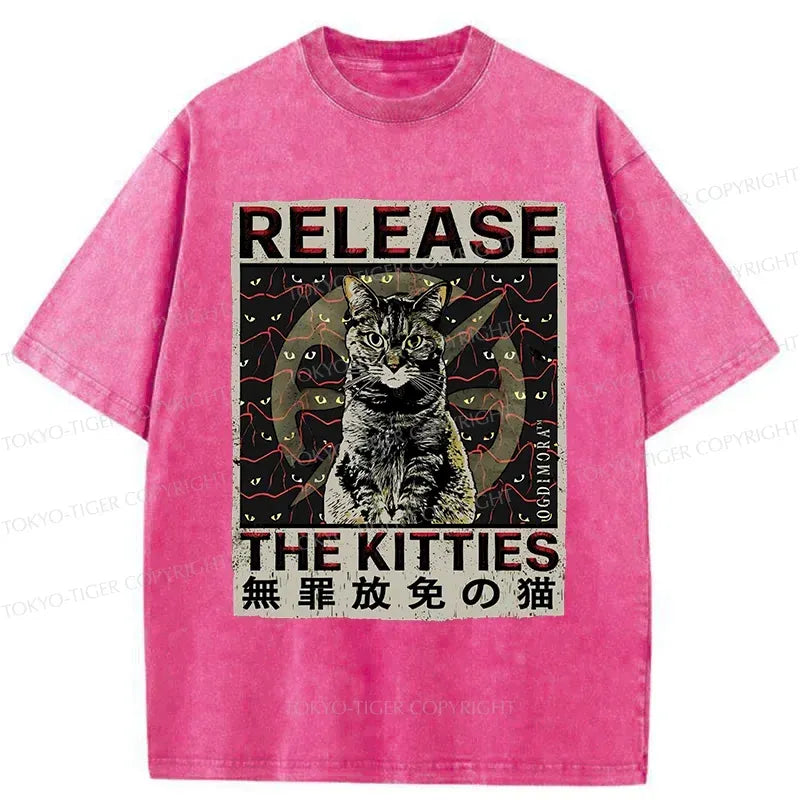 Vintage Cat T-Shirt Free Shipping