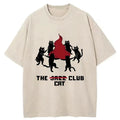 Kyoto-Lion Cat Party Washed T-Shirt