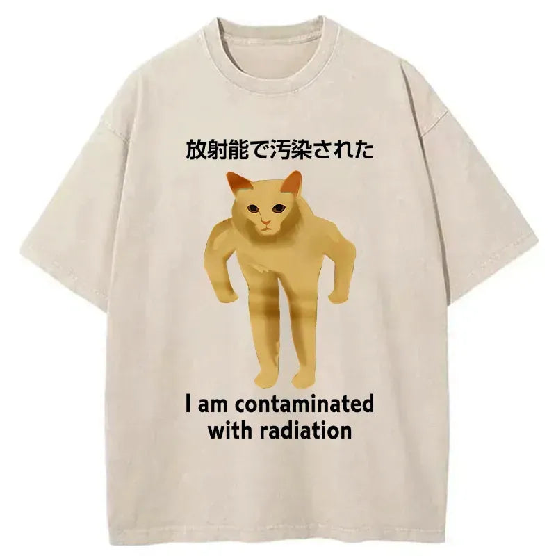 funny japanese cat t-shirt for daily wear