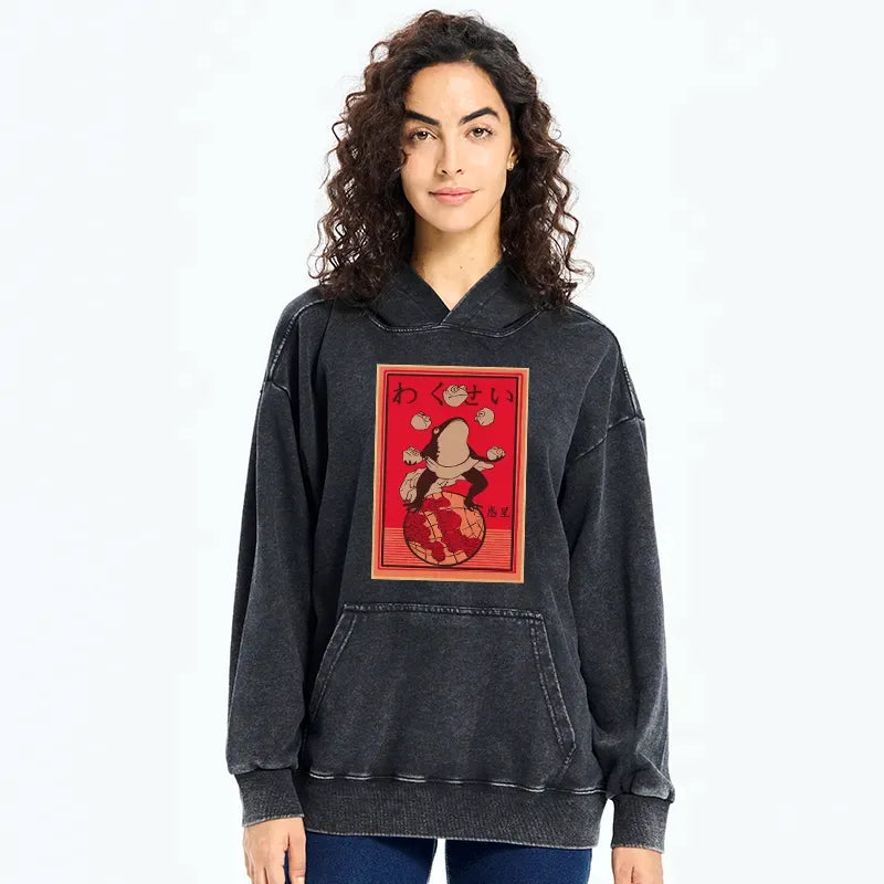 comfortable frog hoodie for daily wear