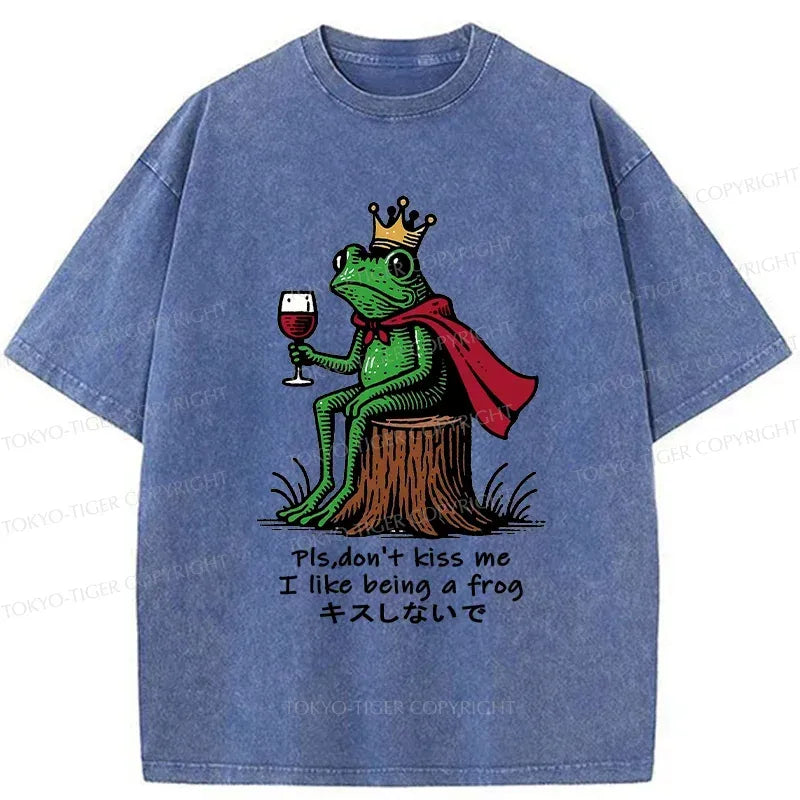 Kyoto-Lion Frog T-Shirt for Everyday Wear