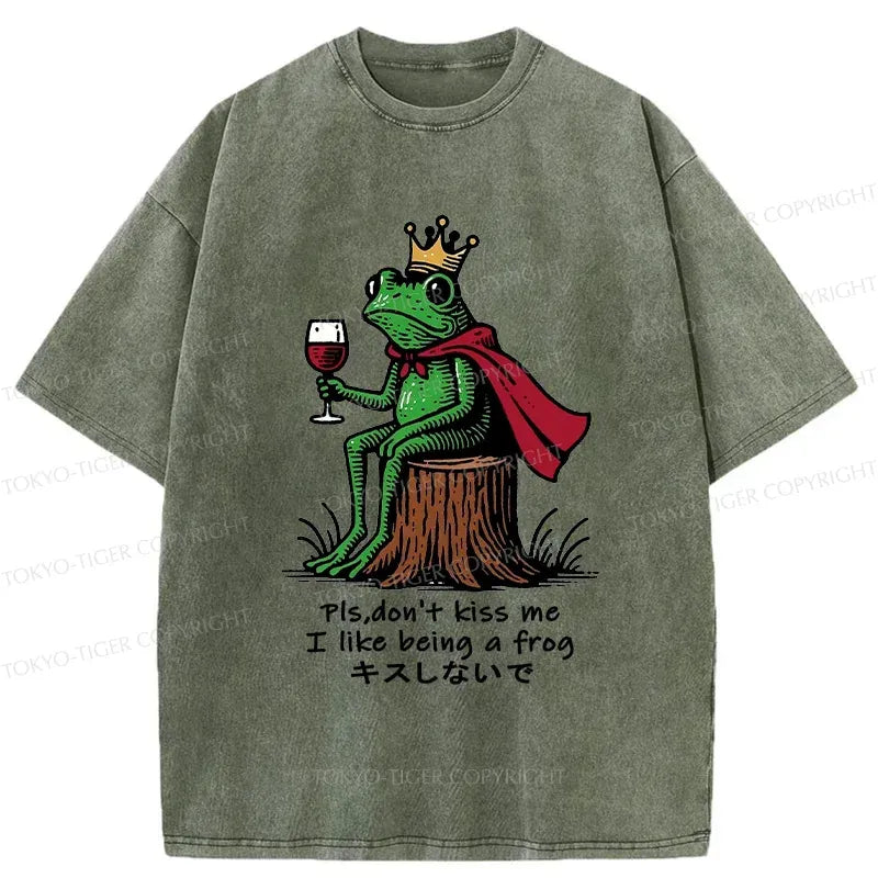 Funny Frog Ukiyo-e T-Shirt on Sale