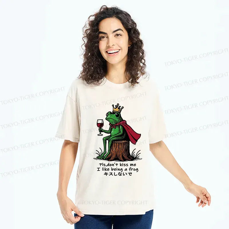 Washed Japanese Frog Tee Best Seller