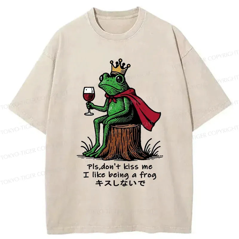 Funny Frog Ukiyo-e T-Shirt on Sale