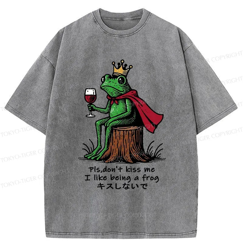 Kyoto-Lion Frog T-Shirt for Everyday Wear
