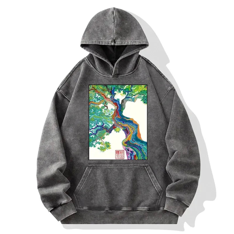 Colorful Japanese Hoodie for Daily Wear