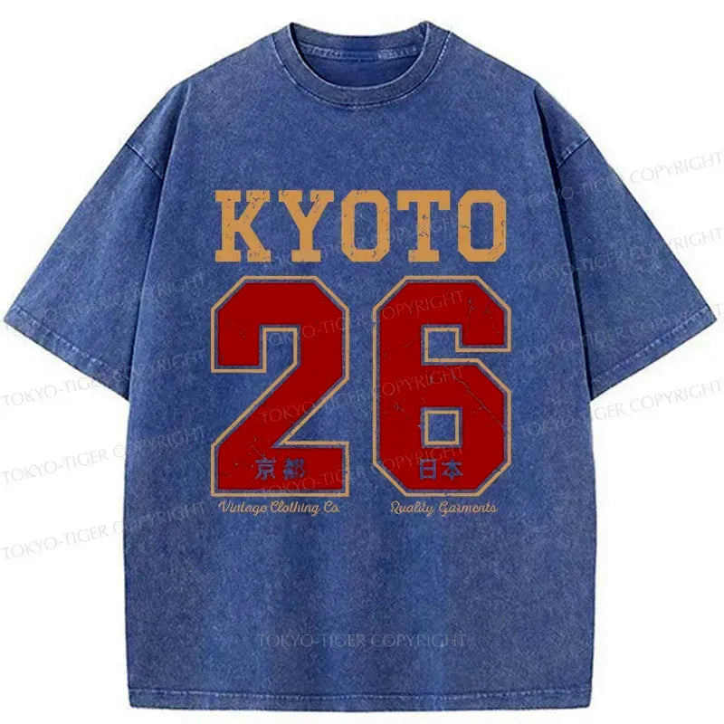 Kyoto-Lion Vintage Tokyo Washed T-Shirt