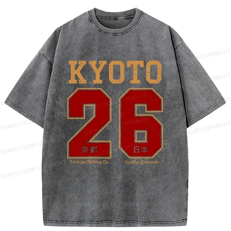 Kyoto-Lion Vintage Tokyo Washed T-Shirt