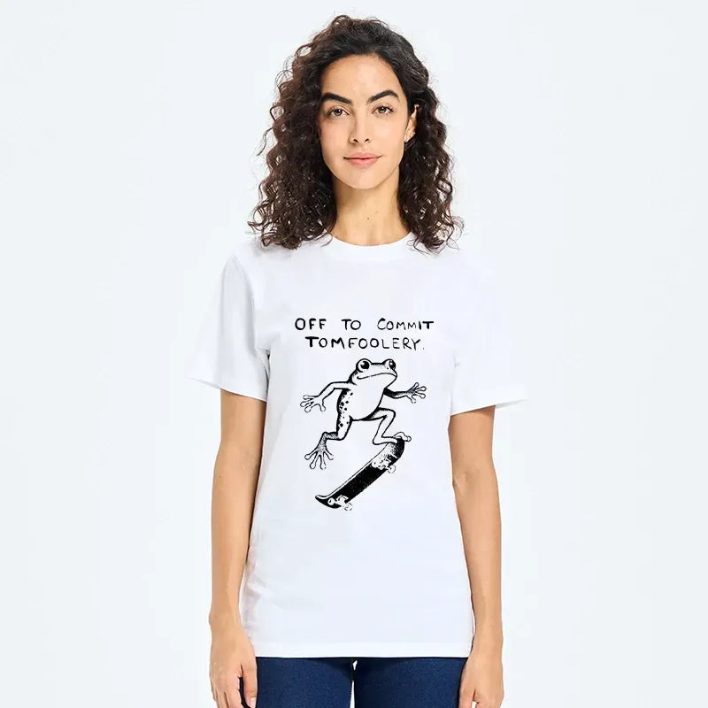 Japanese Vintage Frog Skateboarding T-Shirt