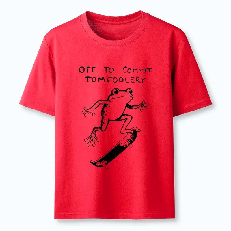 Japanese Vintage Frog Skateboarding T-Shirt
