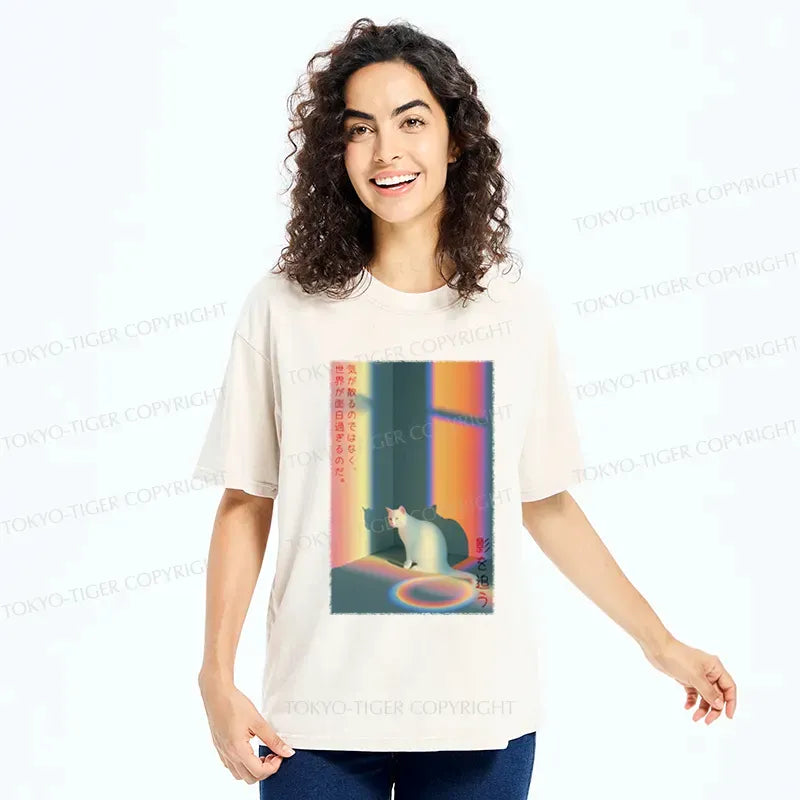 Washed Unisex Tee for Summer