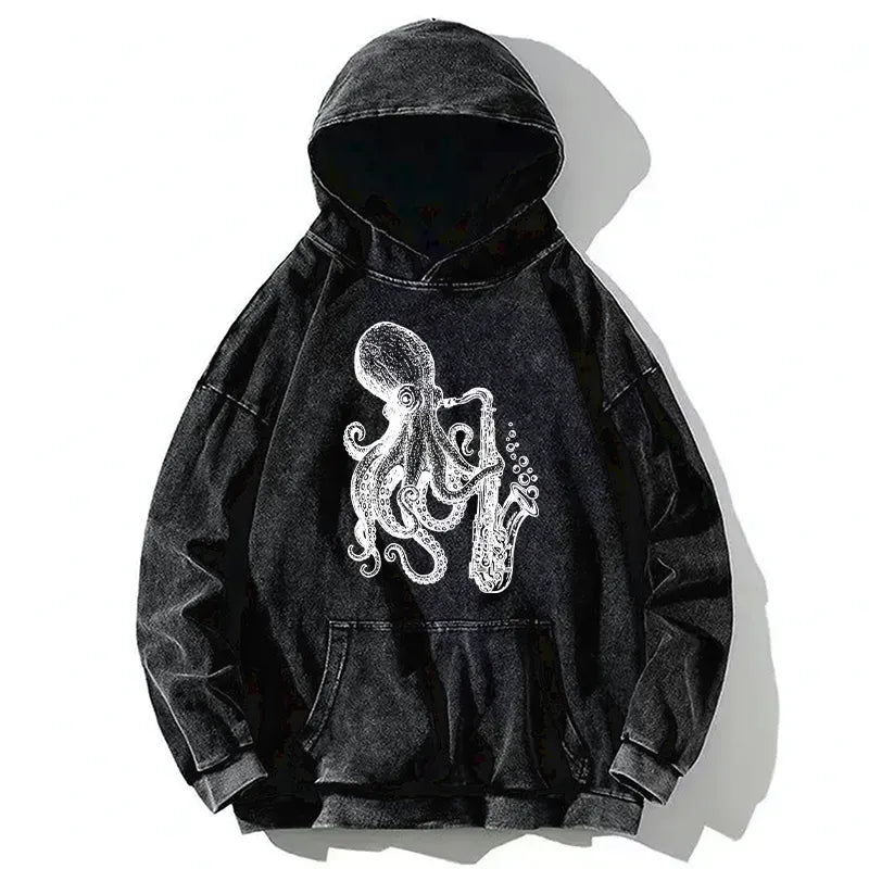 Washed Unisex Hoodie for Everyday Streetwear