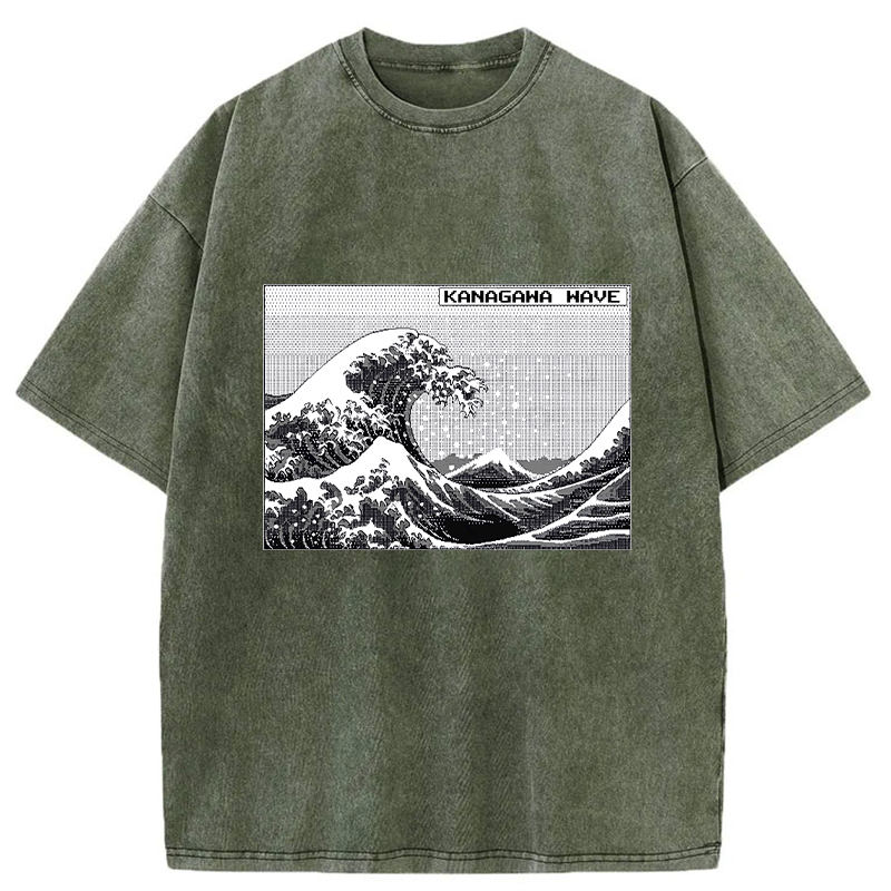 Trending Japanese Wave T-Shirt Free Shipping