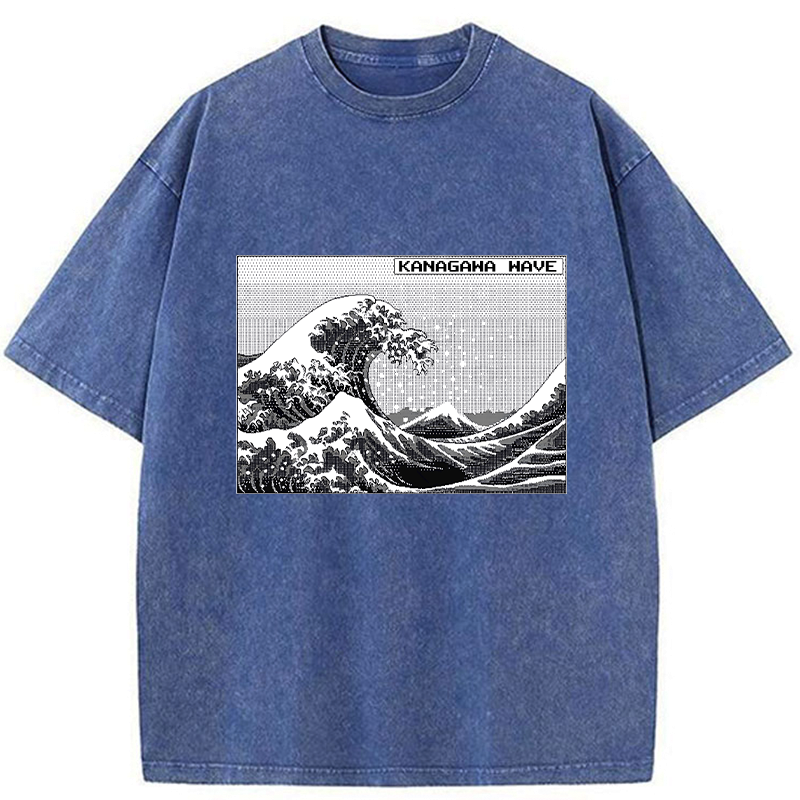Trending Japanese Wave T-Shirt Free Shipping