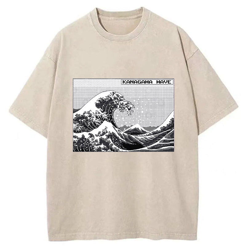 Trending Japanese Wave T-Shirt Free Shipping