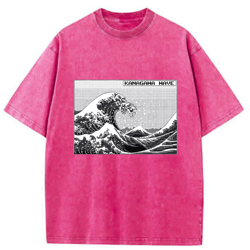 Trending Japanese Wave T-Shirt Free Shipping