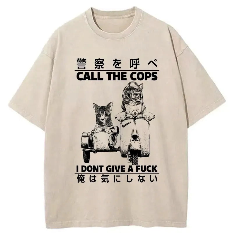 japanese funny cat t-shirt gift idea