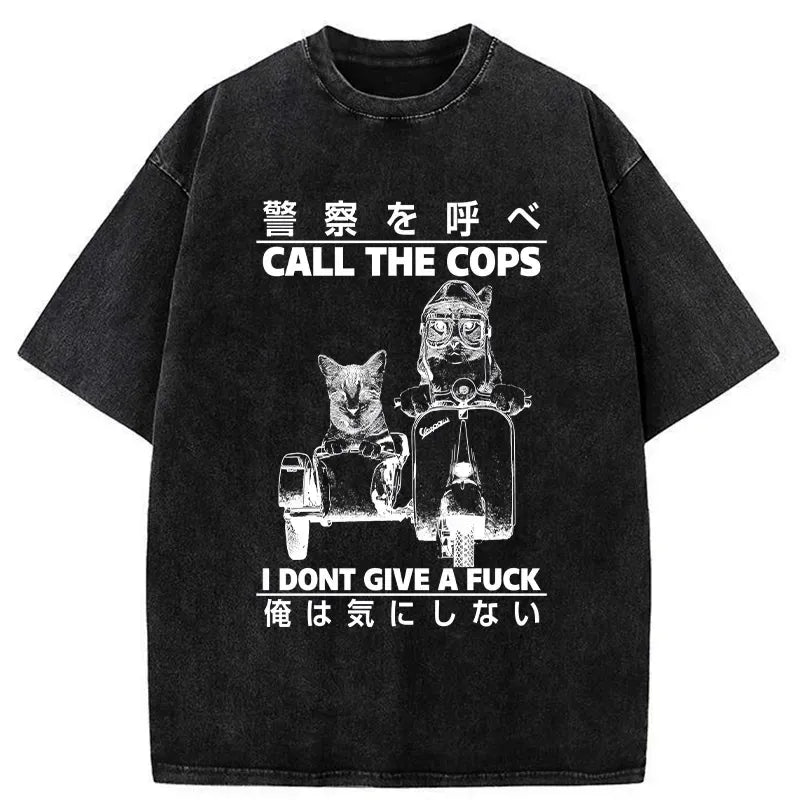 japanese funny cat t-shirt gift idea