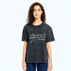 Kyoto-Lion Christmas Jingle Song Funny Washed T-Shirt