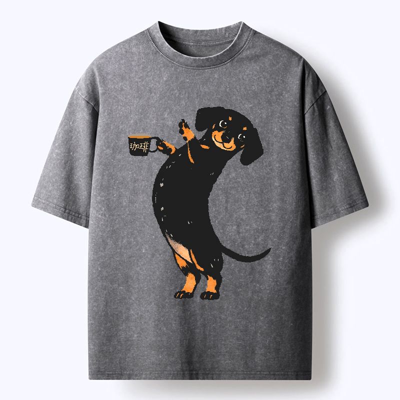 washed unisex t-shirt for daily wear