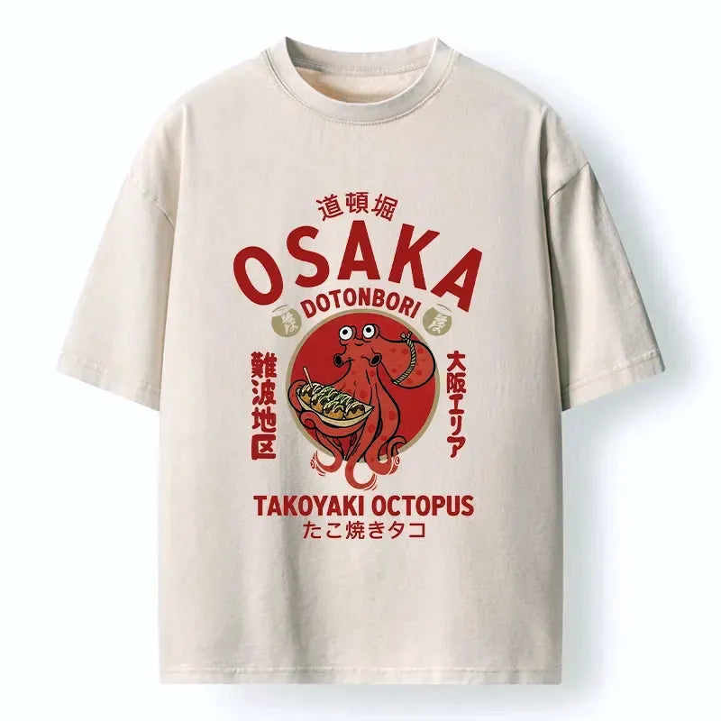Japanese Vintage Octopus Takoyaki T-Shirt