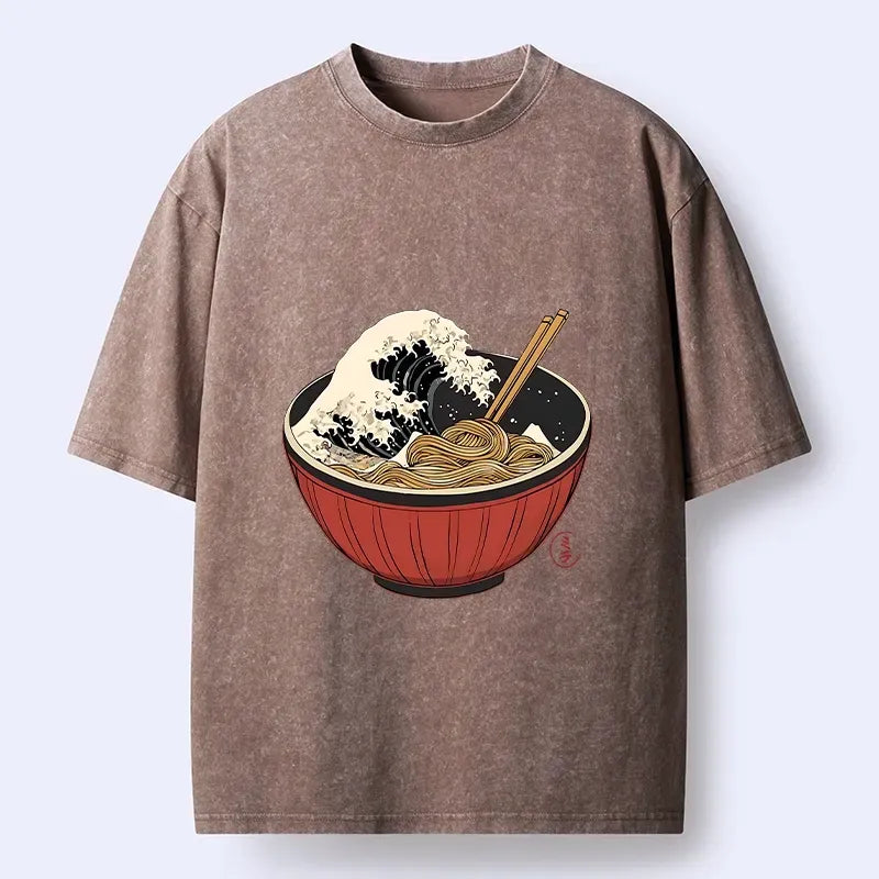 Great Wave Ramen T-Shirt for Gift Idea