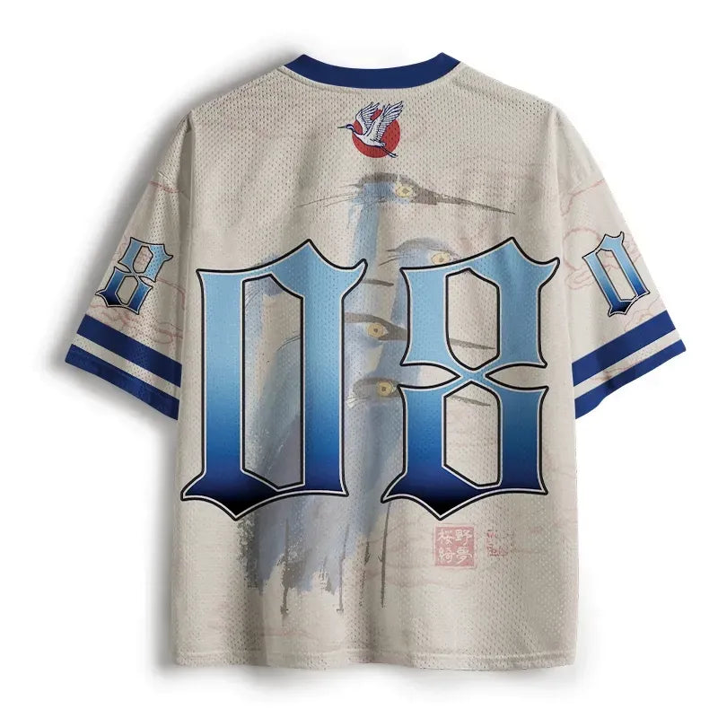 Unisex Japanese Lion Mesh Jersey Gift Idea