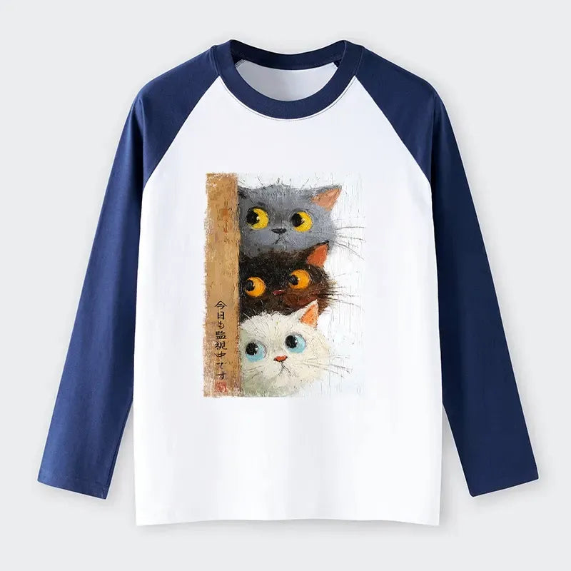 Trendy Unisex Cotton Long Sleeve Top