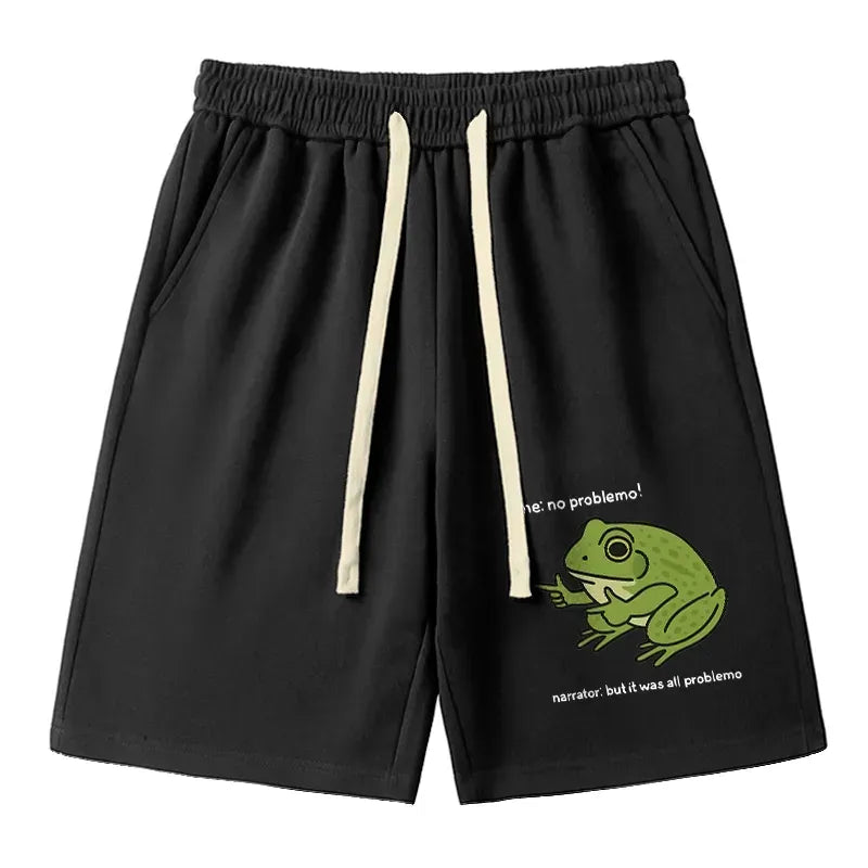 Kyoto-Lion Stupid Frog Meme Unisex Shorts