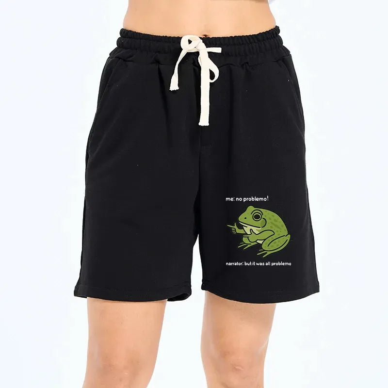 Stupid Frog Meme Shorts for Summer