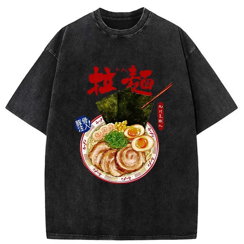 Vintage Japan ramen t-shirt for daily wear