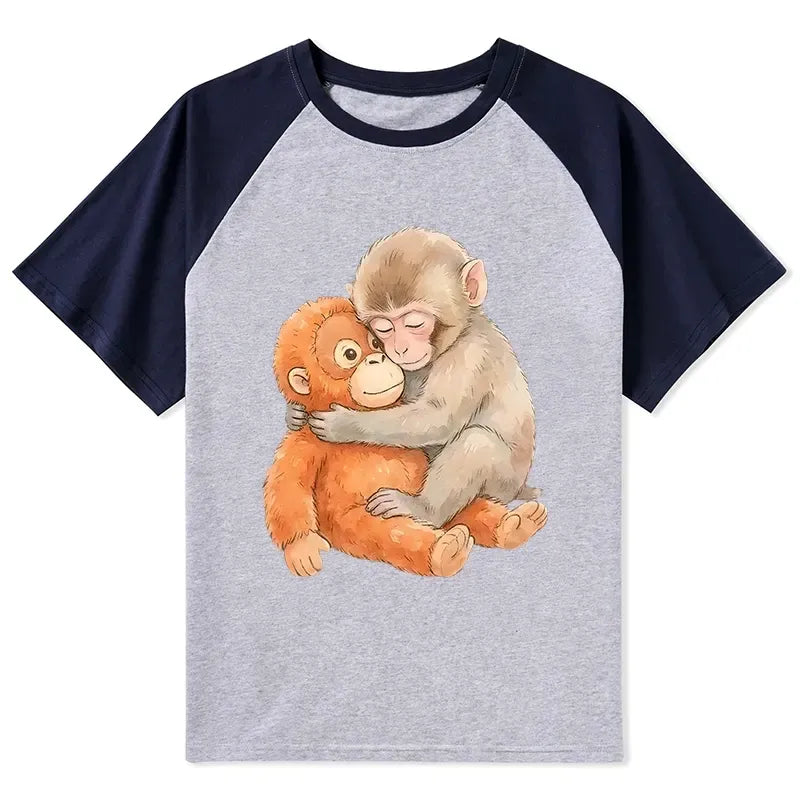 japanese vintage kyoto lion unisex raglan for streetwear