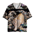 Kyoto-Lion Fat Tiger Strolling In The Waves Mesh Jersey