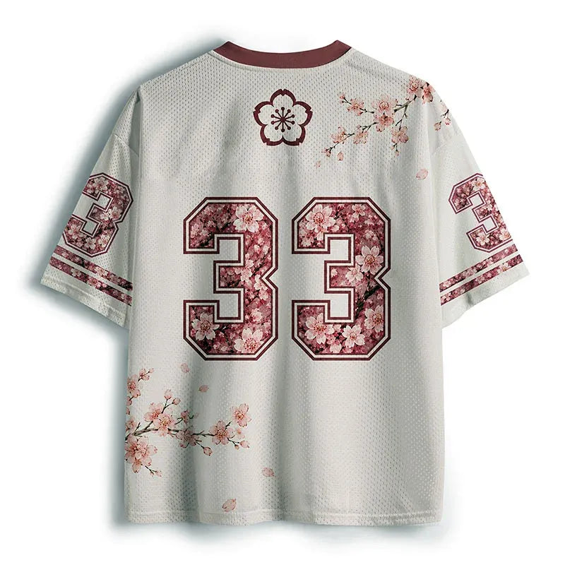 Kyoto-Lion Skeleton Geisha Is Waiting For Someone Mesh Jersey