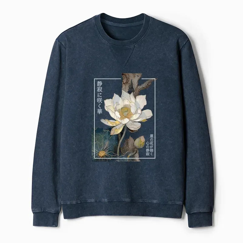 Washed Terry Sweatshirt Unisex Fit