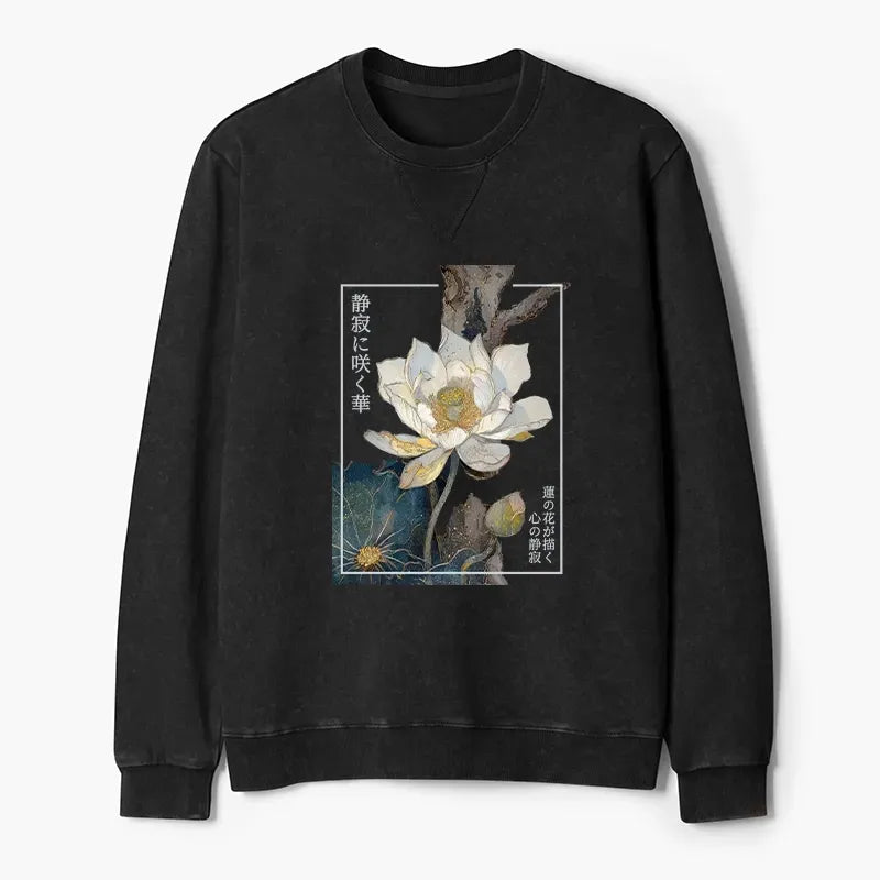 Washed Terry Sweatshirt Unisex Fit