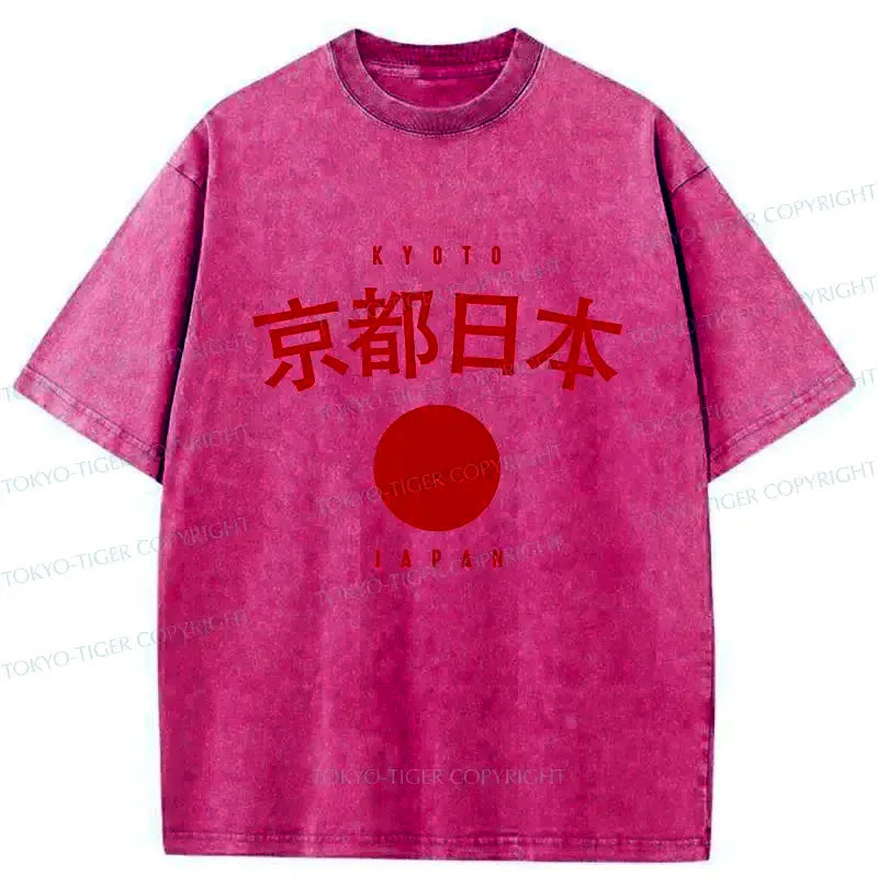 Unisex Kyoto Japan Cotton T-Shirt for Summer
