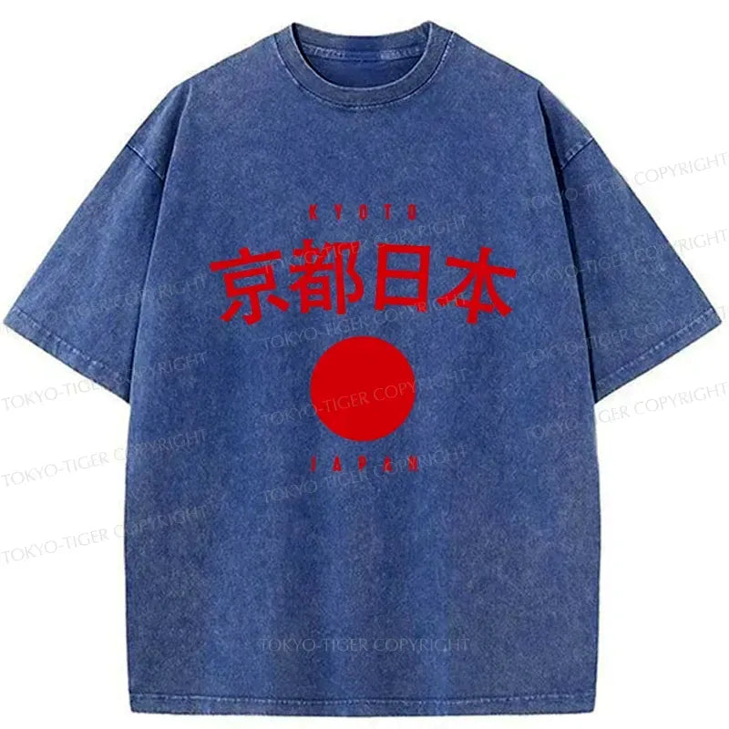 Unisex Kyoto Japan Cotton T-Shirt for Summer