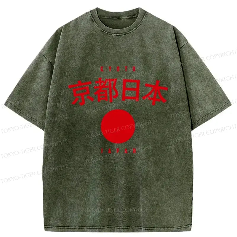 Unisex Kyoto Japan Cotton T-Shirt for Summer