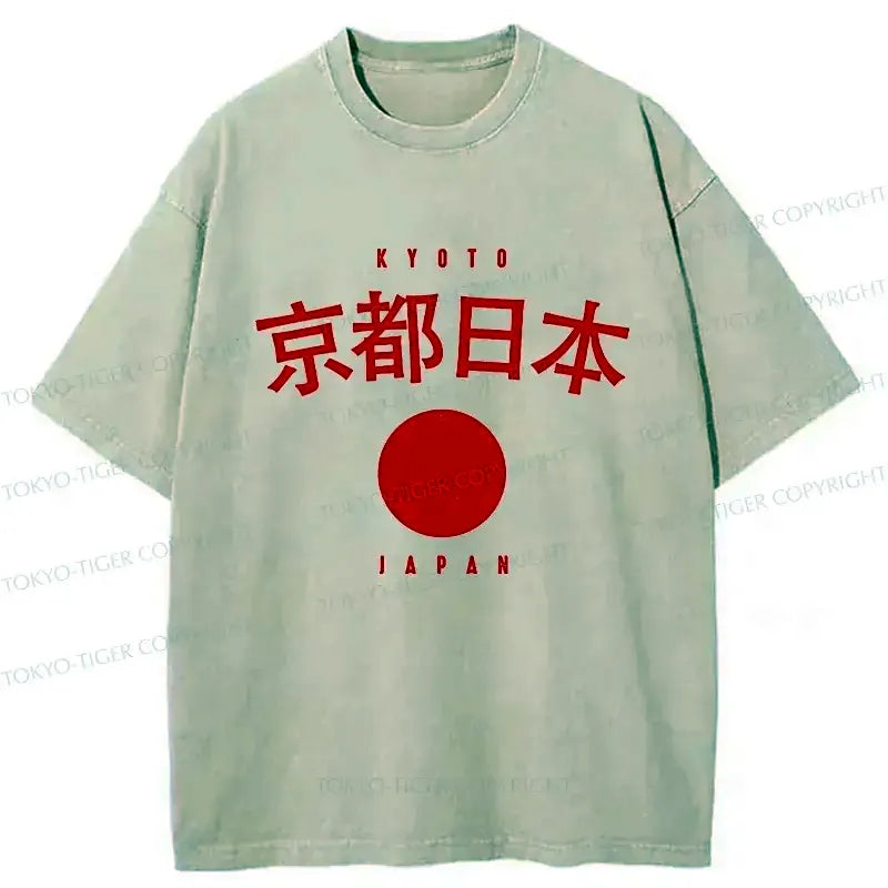 Unisex Kyoto Japan Cotton T-Shirt for Summer