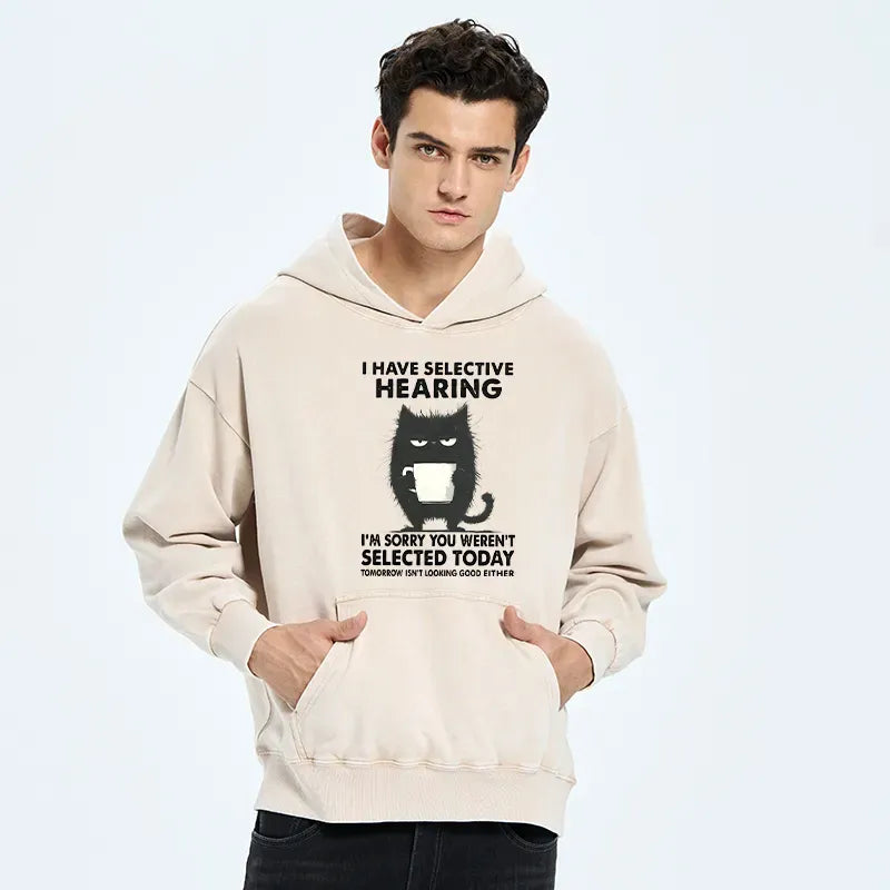 Selective Hearing Hoodie Gift for Him