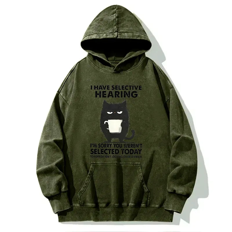Selective Hearing Hoodie Gift for Him