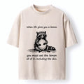 Japanese Style Unisex Vintage T-Shirt for Streetwear