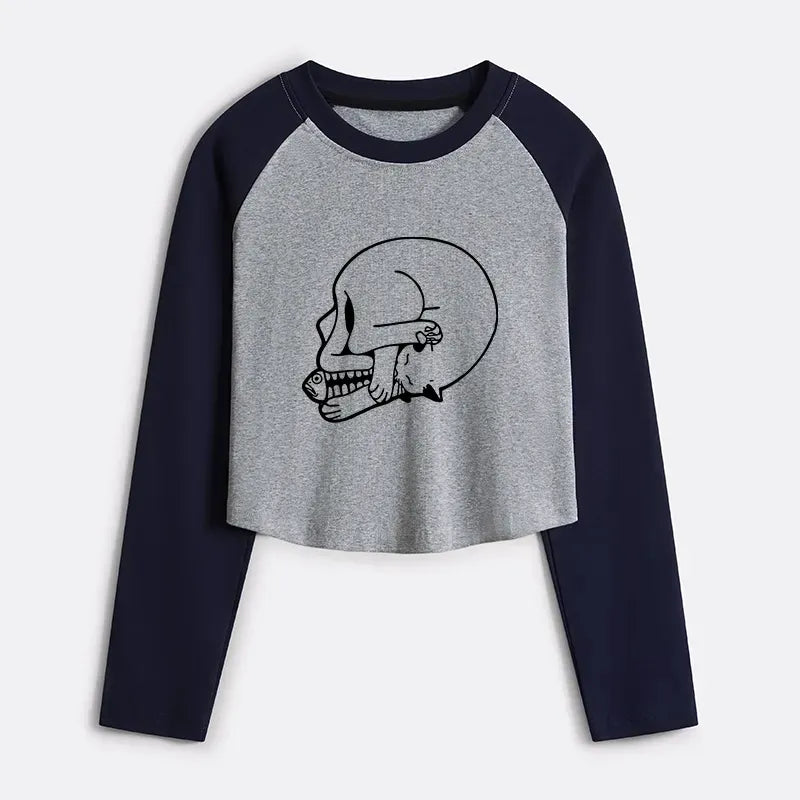 Japanese vintage cat t-shirt for women
