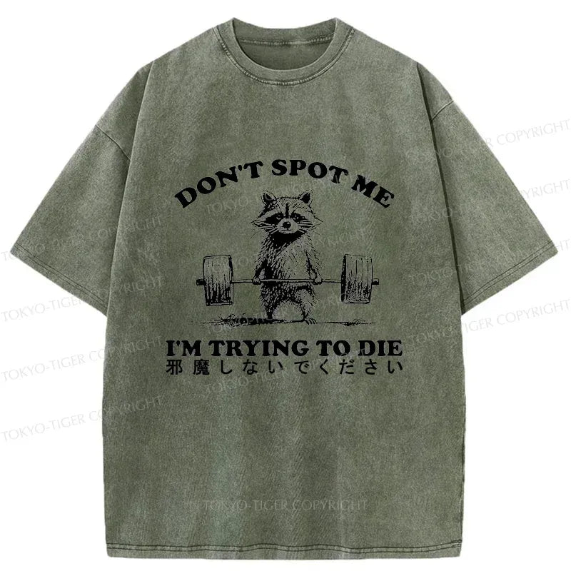 soft pre-shrunk raccoon tee on sale