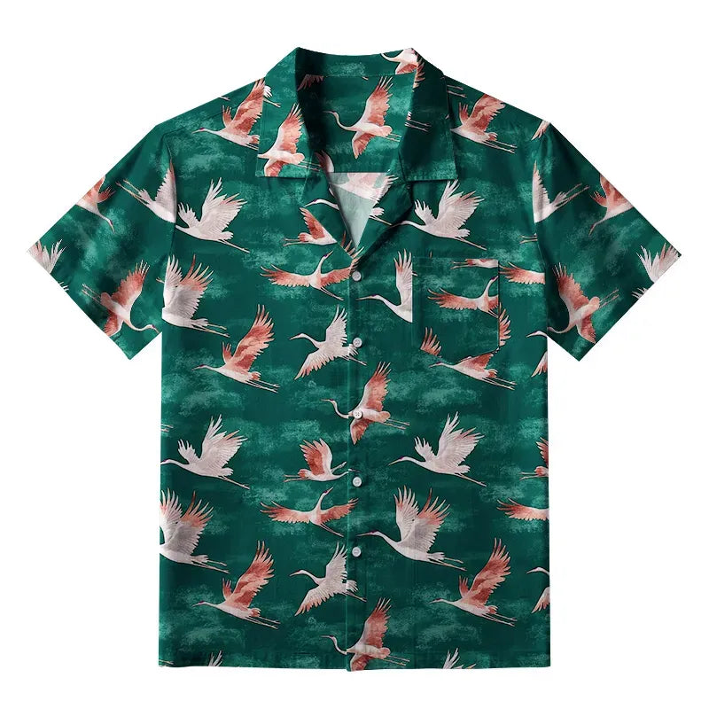 Japanese Aloha Shirt for Vacation