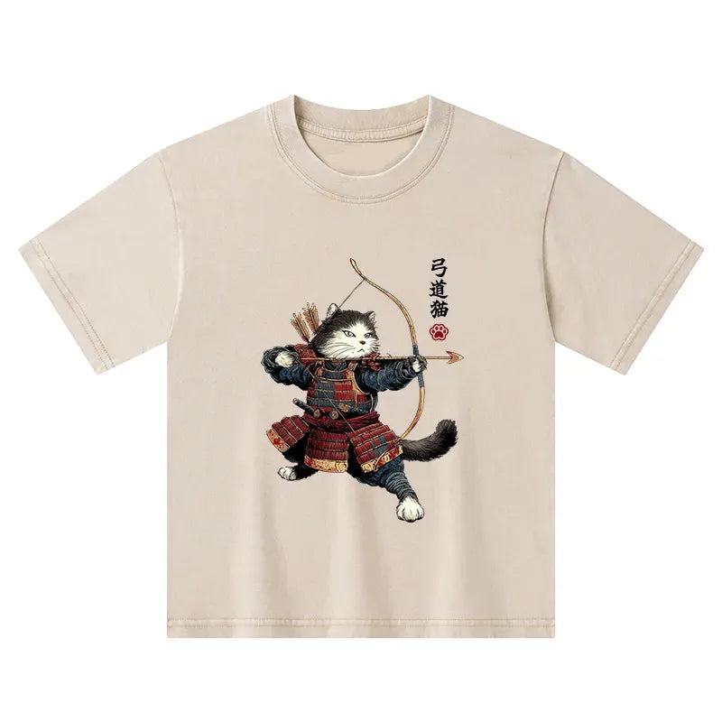 Kids Japanese Cat T-Shirt Free Shipping