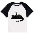 Kyoto-Lion Cat Refused Raglan T-shirt