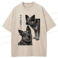 Washed Unisex Dog T-Shirt for Daily Wear