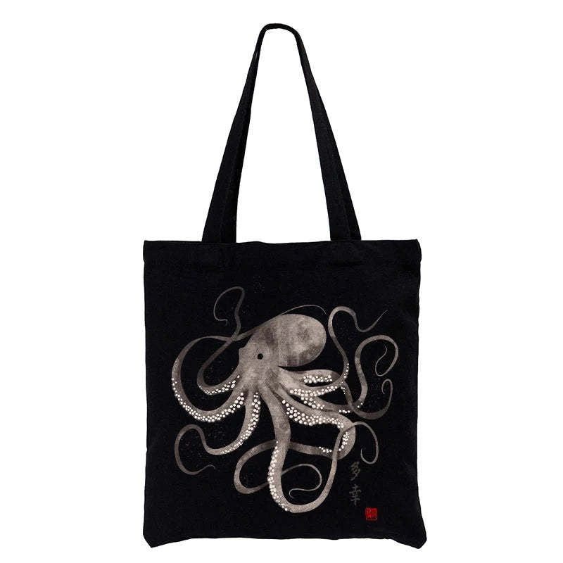 Kyoto-Lion canvas tote bag gift idea